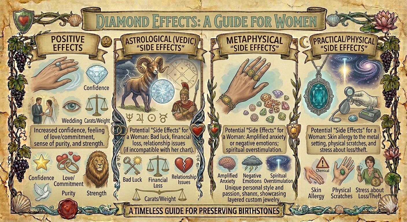 Effects Of Wearing A Diamond For A Woman